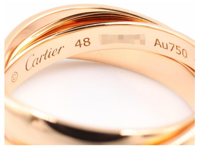 Anello Cartier Trinity in oro rosa 18K D'oro - vista 3