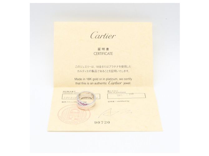 Anello Cartier Zaffiro Rosa Paris Argento - vista 7