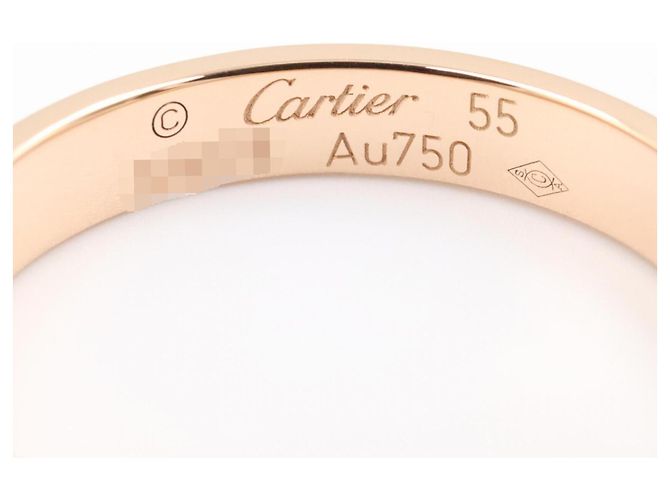 Anello Cartier Mini Love in oro rosa 18K D'oro - vista 3