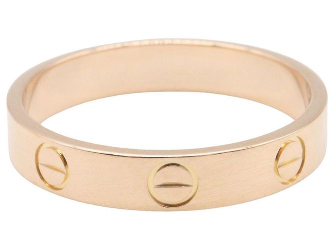 Anello Mini Love Cartier in oro rosa 18K D'oro - vista 2