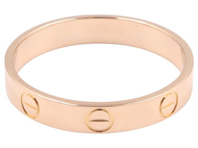 Anello Mini Love Cartier in oro rosa 18K D'oro - vista 2