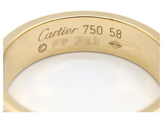 Anello Cartier Love in oro giallo 18K D'oro - vista 3