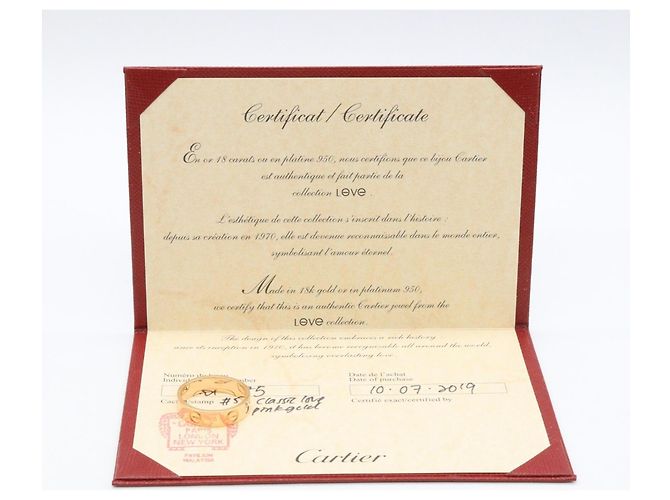 Anello Cartier Love in oro rosa 18K D'oro - vista 6
