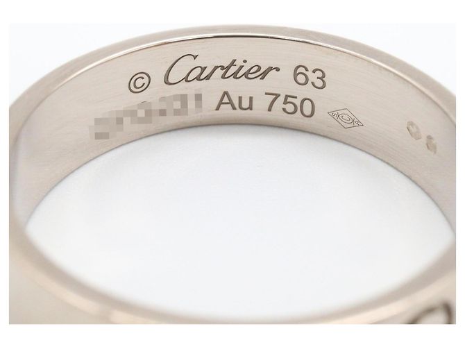 Cartier Love Ring in 18K Weißgold Silber - Ansicht 3