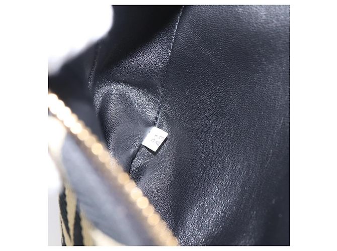 Prada Symbole Triangle Jacquard Mini Beige - vista 6