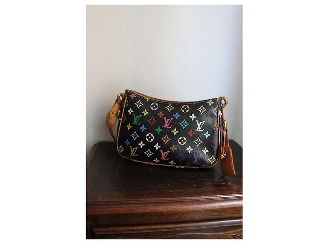 Louis Vuitton x Takashi Murakami Borsa Lodge Nero Multicolore - vista 5