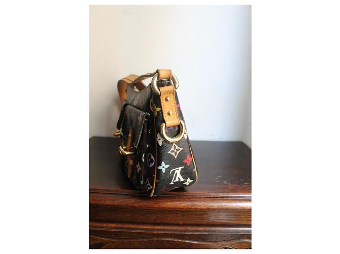 Louis Vuitton x Takashi Murakami Borsa Lodge Nero Multicolore - vista 6