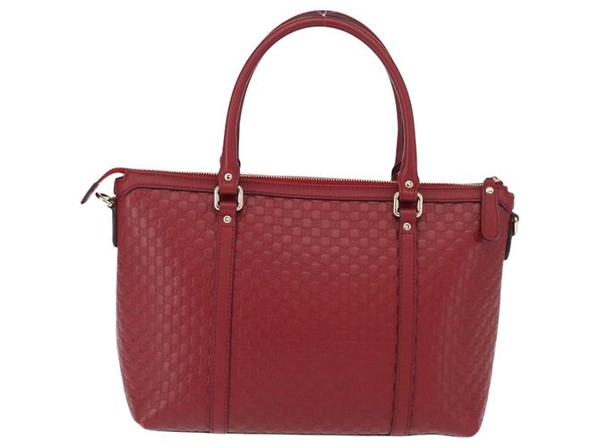 Gucci Margaux Microguccissima Leather Medium Rot - Ansicht 2