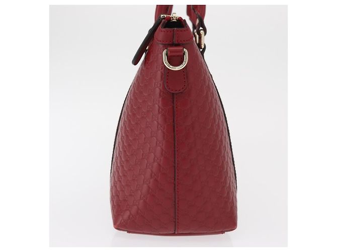Gucci Margaux Microguccissima Leather Medium Rot - Ansicht 4