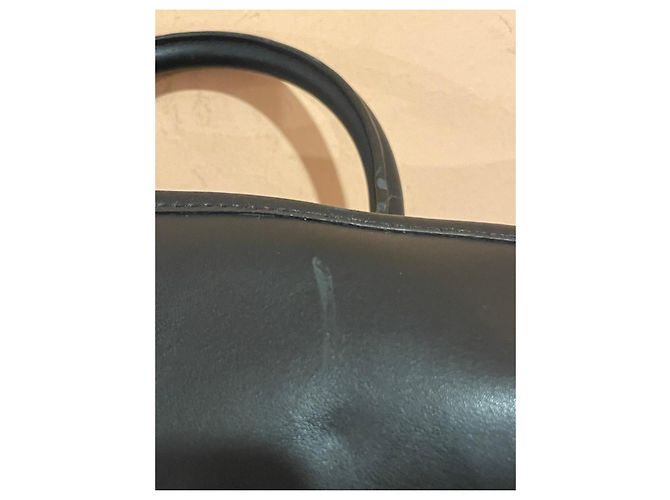 Givenchy Black Leather Grid Top Handle Bag - view 10