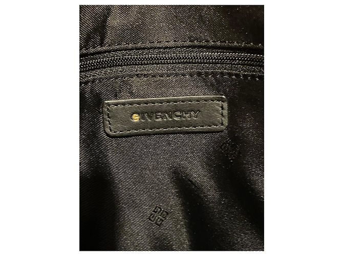 Givenchy Black Leather Grid Top Handle Bag - view 11