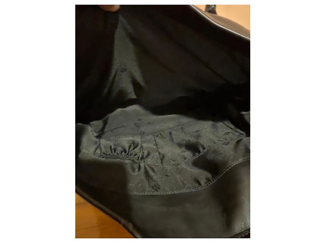 Givenchy Black Leather Grid Top Handle Bag - view 14