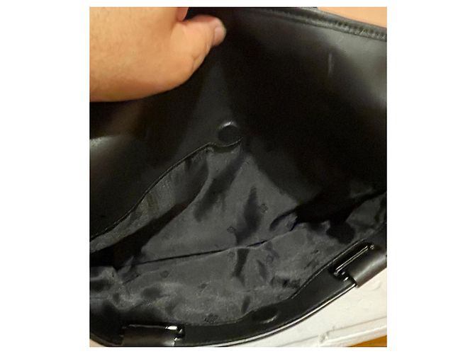 Givenchy Black Leather Grid Top Handle Bag - view 15