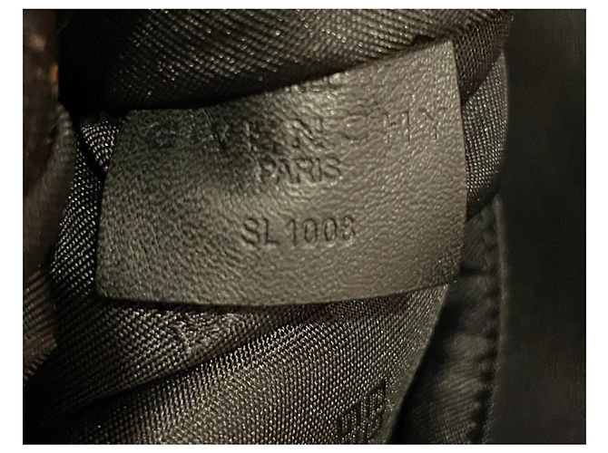 Givenchy Black Leather Grid Top Handle Bag - view 16