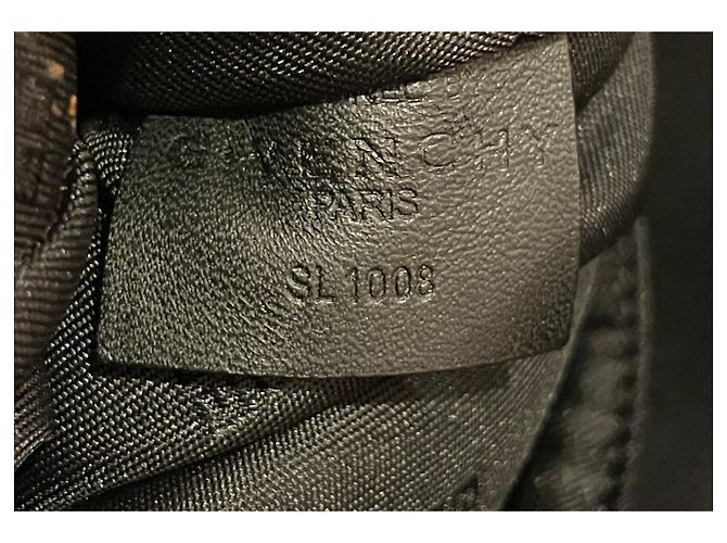 Givenchy Black Leather Grid Top Handle Bag - view 2