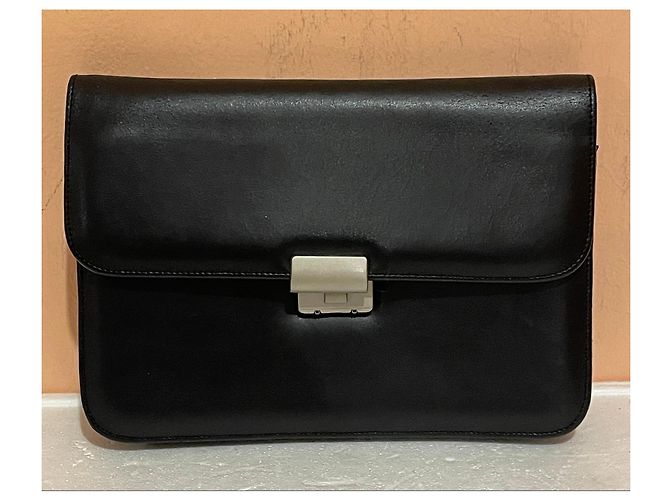 Givenchy Gentleman Black Leather Shoulder Bag - view 2