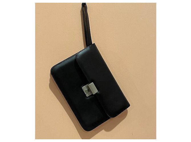Givenchy Gentleman Black Leather Shoulder Bag - view 3