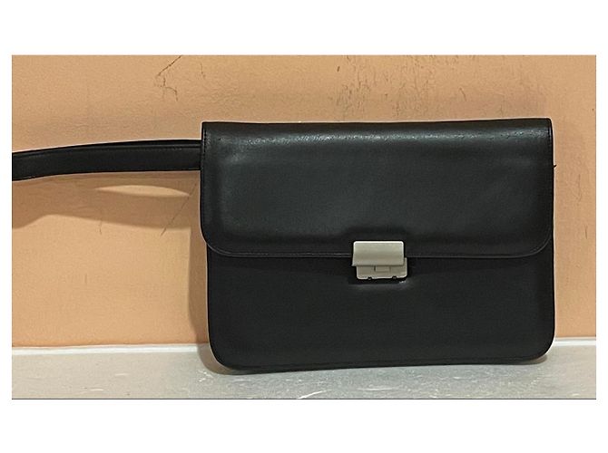 Givenchy Gentleman Black Leather Shoulder Bag - view 4