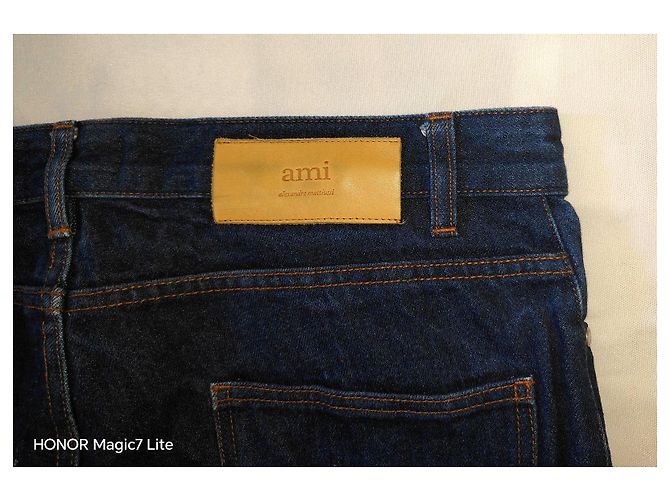 Autre Marque Jeans in denim Dark Wash AMI Alexandre Mattiussi Blu scuro - vista 5