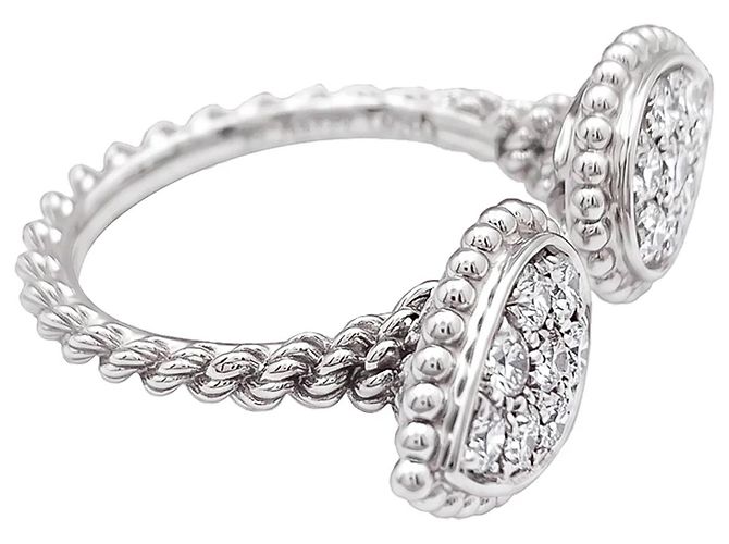 Boucheron Ring, "Serpent Bohème Motif S", Weißgold, Diamanten. - Ansicht 4