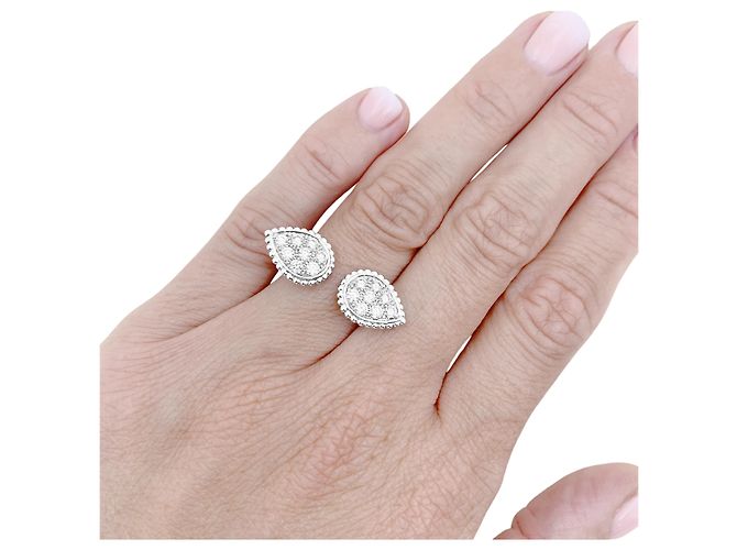 Boucheron Ring, "Serpent Bohème Motif S", Weißgold, Diamanten. - Ansicht 5