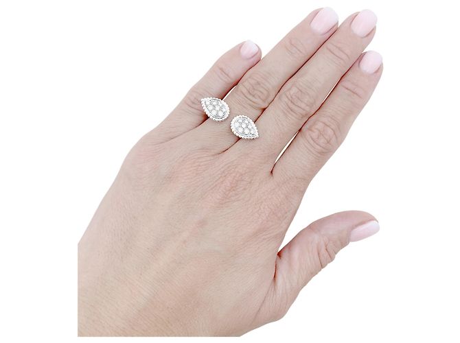 Boucheron Ring, "Serpent Bohème Motif S", Weißgold, Diamanten. - Ansicht 6