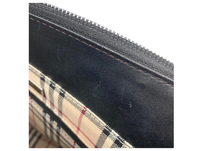 Borsa a mano Burberry in pelle nera Nero - vista 8
