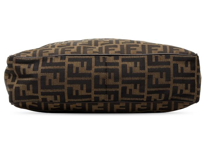 Borsa business Fendi Zucca Canvas marrone - vista 3