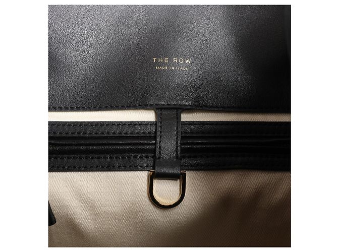 Borsa in pelle Soft Margaux 15 The Row in nero Beige - vista 13