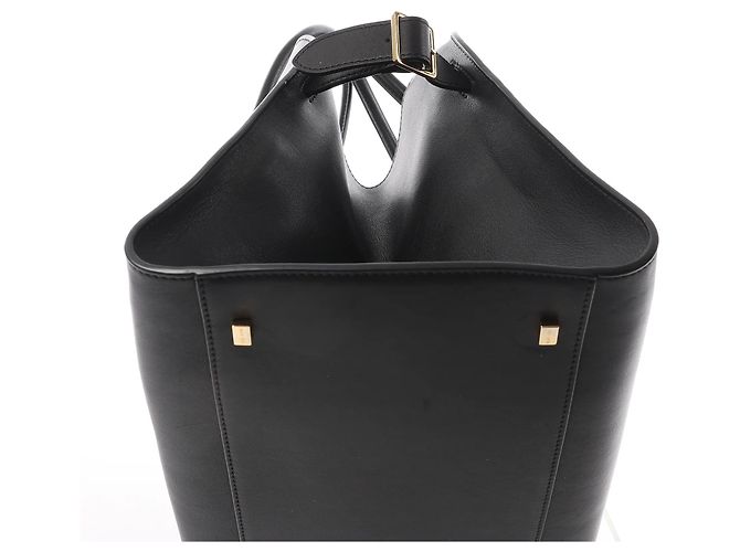 Borsa in pelle Soft Margaux 15 The Row in nero Beige - vista 7