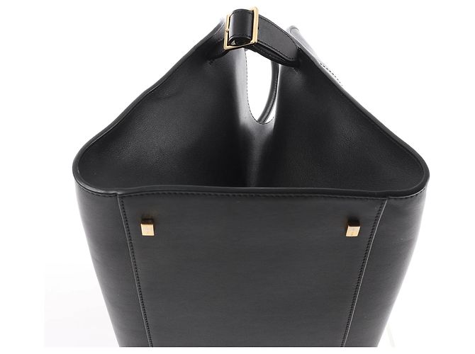 Borsa in pelle Soft Margaux 15 The Row in nero Beige - vista 8