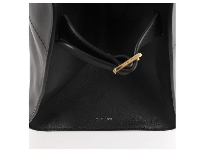 Borsa in pelle Soft Margaux 15 The Row in nero Beige - vista 9
