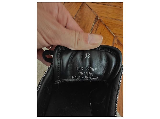 Sneakers Zadig & Voltaire in pelle e pitone Nero Stampa python - vista 4