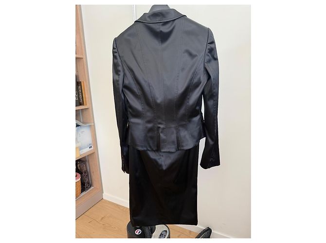 Dolce & Gabbana Tailleur in Raso Nero - vista 2