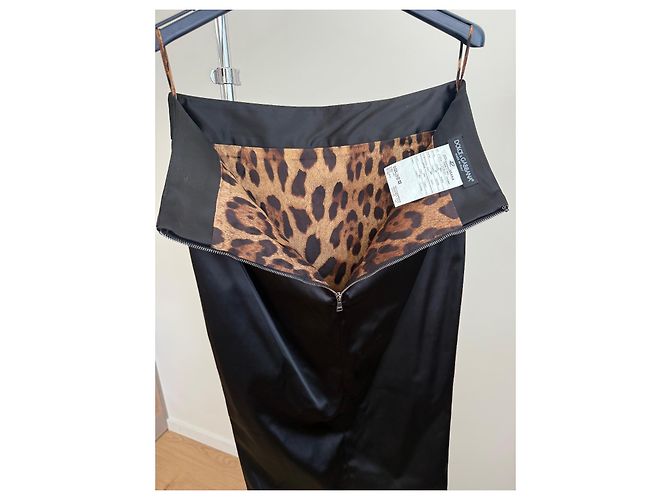 Dolce & Gabbana Tailleur in Raso Nero - vista 7