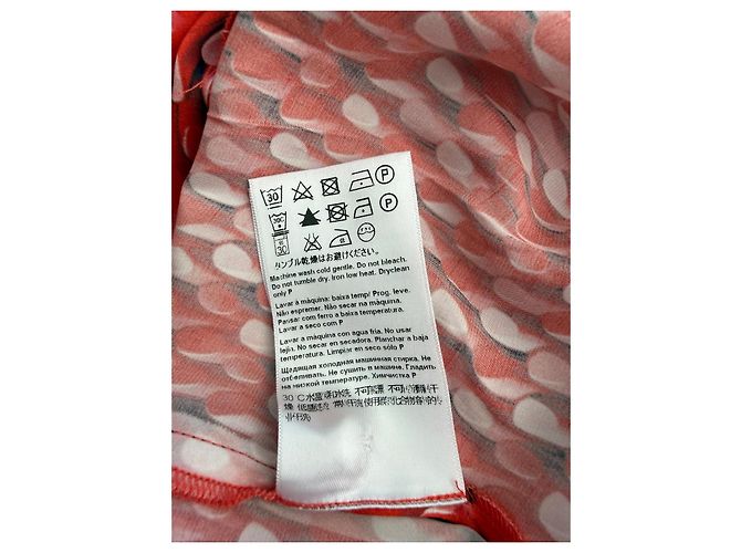Escada Sport Vestido de mezcla de seda con estampado abstracto Negro Rosa Blanco Roja - vista 7