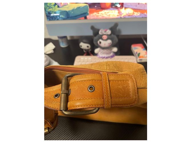 Borsa a tracolla Dolce & Gabbana in pelle marrone - vista 4