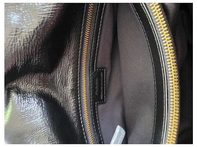 Pinko Love Bag Click Soft Borsa a tracolla pelle verniciata nera Nero - vista 12