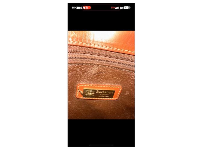 Burberry Nova Check Handtasche mit Lederbesatz Braun Beige - Ansicht 7