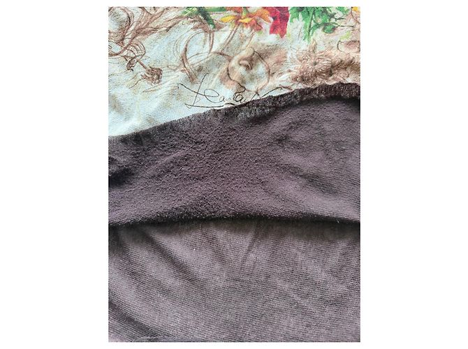 Jean Paul Gaultier Mesh Maxirock mit Blumenprint Braun Mehrfarben - Ansicht 7