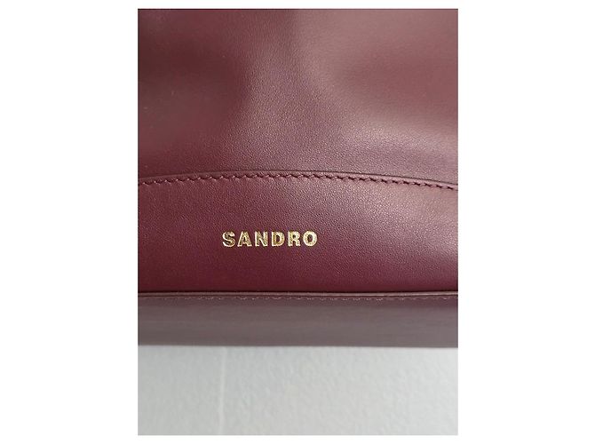 Sandro Borsa a Secchiello Tangoso in Pelle Bordeaux Bordò - vista 3