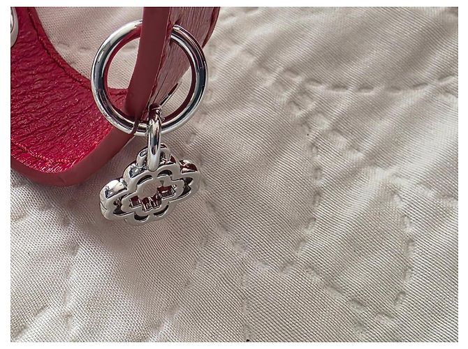 Maje Borsa Miss M Cargo in pelle craquelé rossa Rosso - vista 15