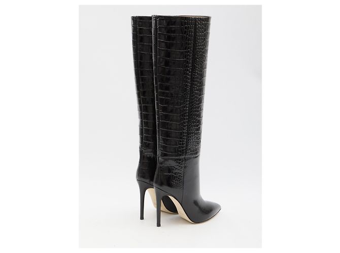 Paris Texas Botas de tacón de aguja Charcoal 105 Negro - vista 3