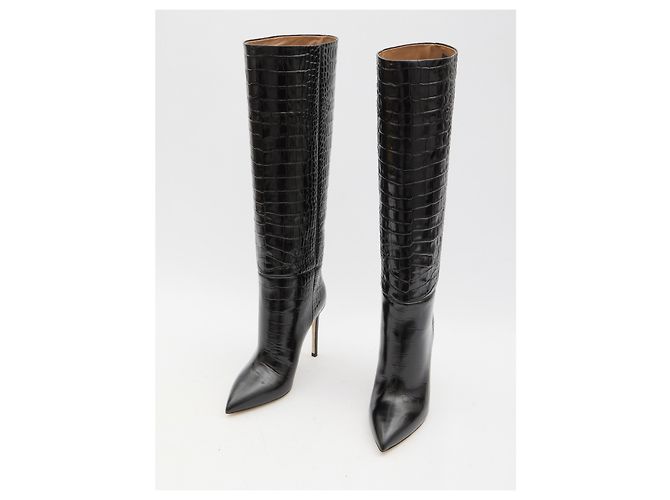Paris Texas Botas de tacón de aguja Charcoal 105 Negro - vista 5