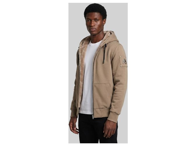 Felpa con cappuccio Moose Knuckles Classic Bunny Marrone - vista 2