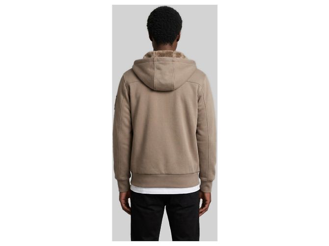 Felpa con cappuccio Moose Knuckles Classic Bunny Marrone - vista 3