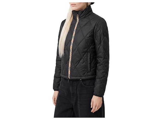 Burberry Chaqueta de nailon acolchada Bramford Negro - vista 2