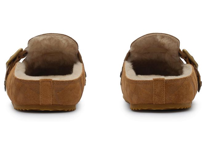 Burberry Urchin mules in Check shealing Brown - view 3