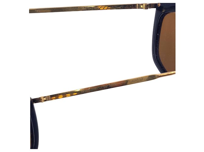 Persol Occhiali da sole Ratti Vintage Black and Gold PP505 140mm Nero - vista 5