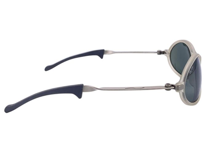 Ray-Ban Gafas de sol Wrap B&L Vintage Oval Frosted Gray ORBS W2390 Verde - vista 4